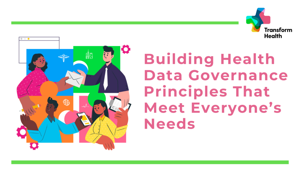 Health Data Governance – Building Health Data Governance Principles ...